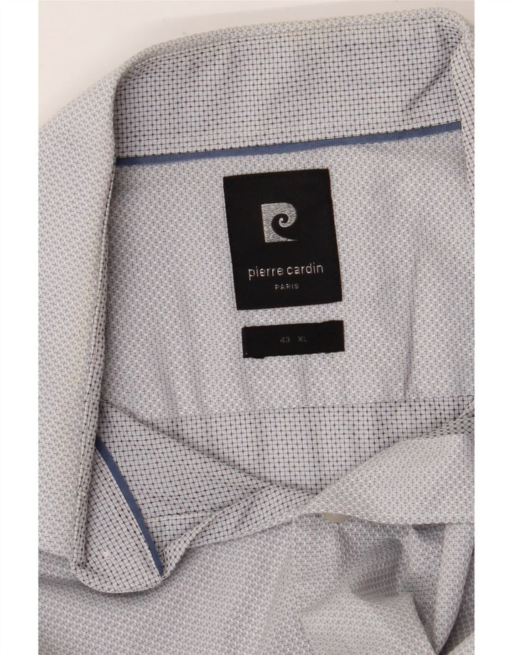 Ανδρικό πουκάμισο PIERRE CARDIN, μέγεθος 43 XL με μπλε στίγματα