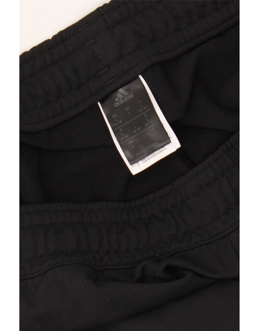 Adidas Γυναικεία φόρμα παντελόνι UK 16/18 Large Μαύρο Πολυεστέρας