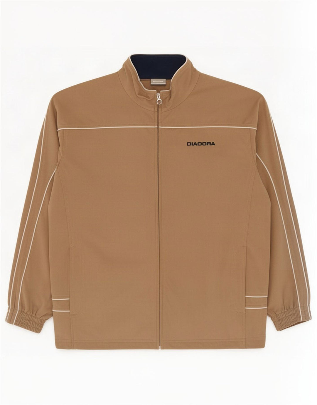 Ανδρική φόρμα βελούδου Diadora Top Jacket IT 56 2XL Beige Polyester