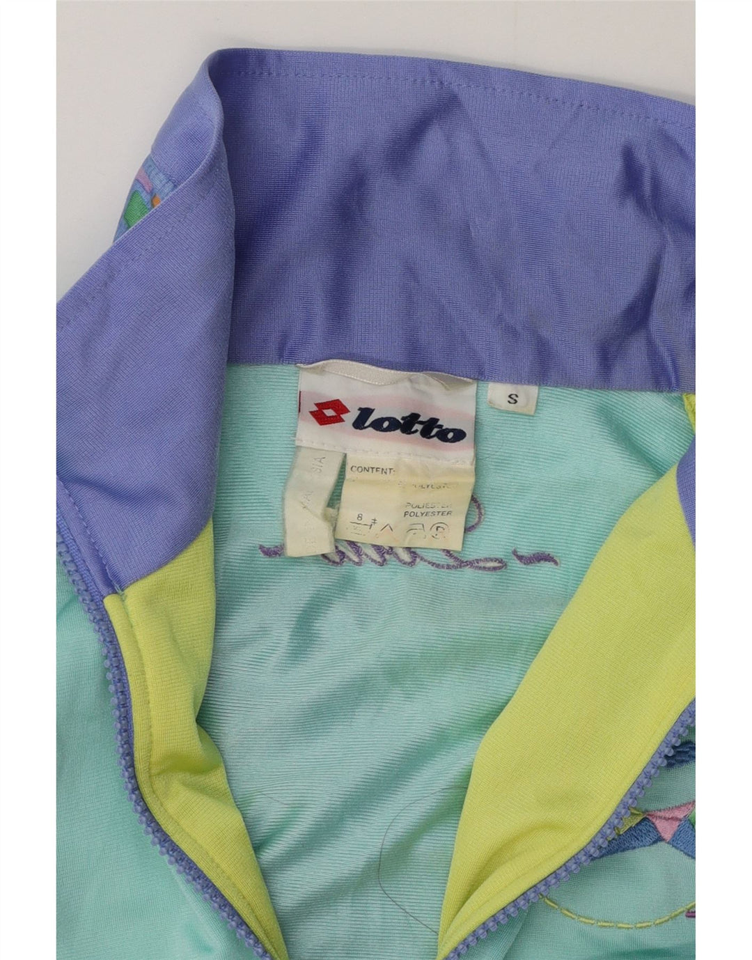 Ανδρική φόρμα Lotto Loose Fit Top Jacket Small Purple Colourblock