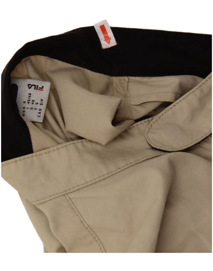 Ανδρικό FILA Bomber Jacket UK 36 Small Beige Cotton