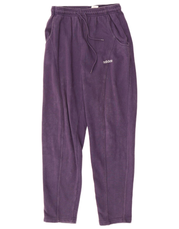 Γυναικεία αθλητική φόρμα Adidas Παντελόνι Joggers UK 10 Small Navy Blue Cotton