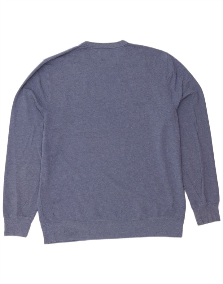 J. CREW Ανδρικό Φούτερ Jumper XL Μπλε Βαμβακερό