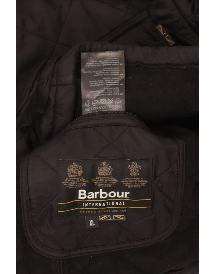 Ανδρικό καπιτονέ μπουφάν Barbour UK 42 XL Μαύρο Πολυαμίδιο