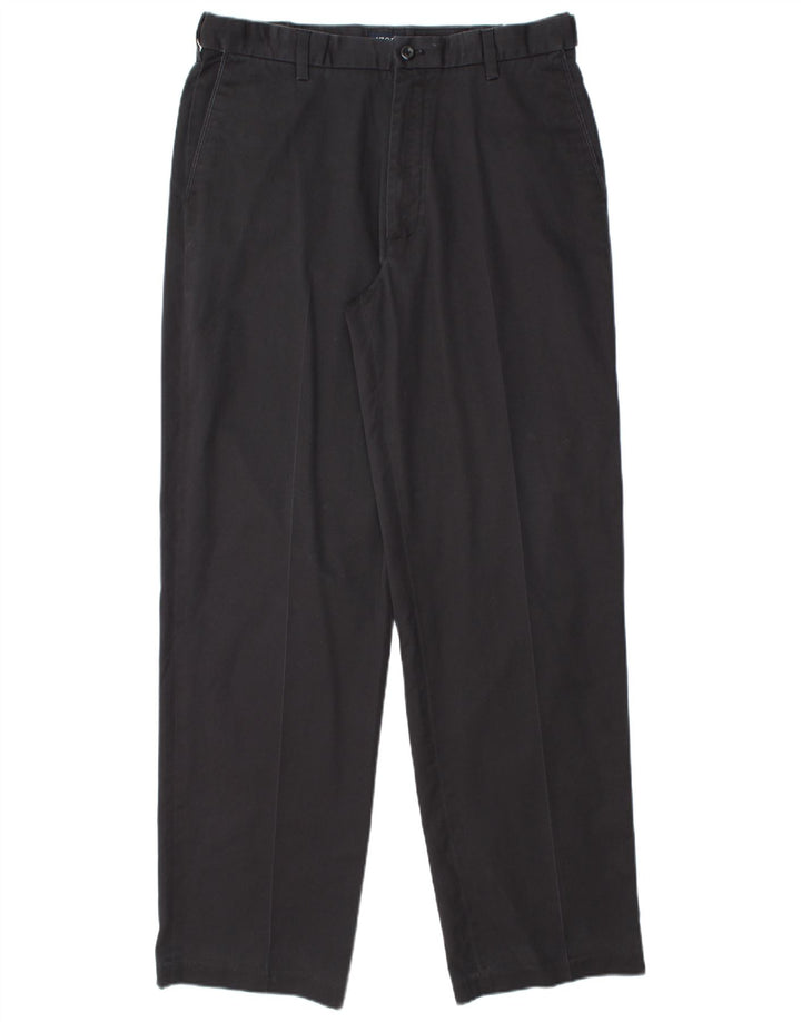 Ανδρικό ίσιο παντελόνι Chino IZOD W34 L34 Μπλε Βαμβακερό