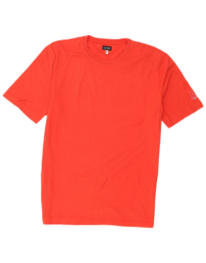 Armani Jeans Ανδρικό T-Shirt Top XL Red Cotton