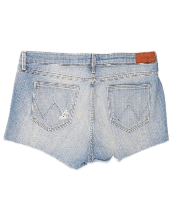 Wrangler Womens Boyfriend Distressed τζιν σορτς XS W29 μπλε βαμβακερό