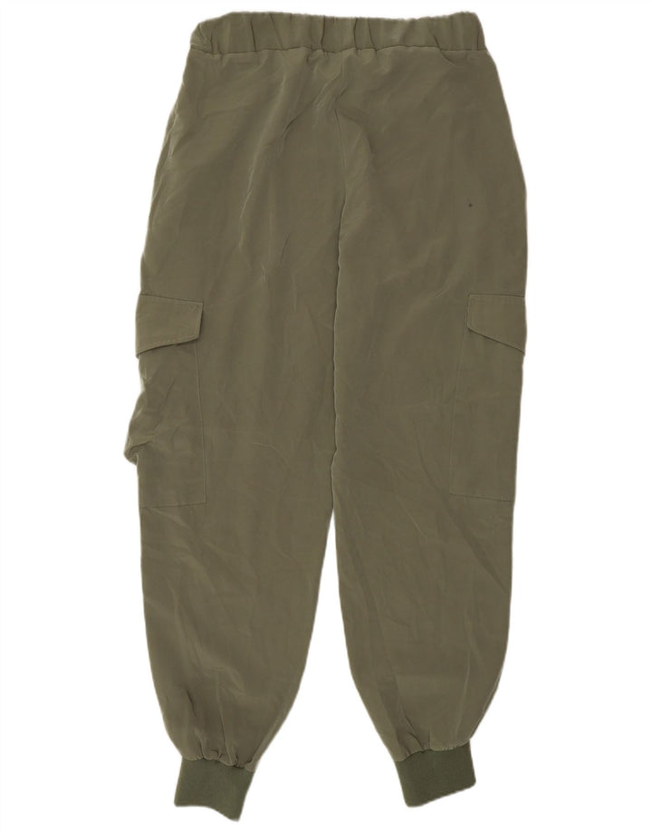 Zara Womens Joggers Cargo Παντελόνι Small W28 L27 Khaki Polyester