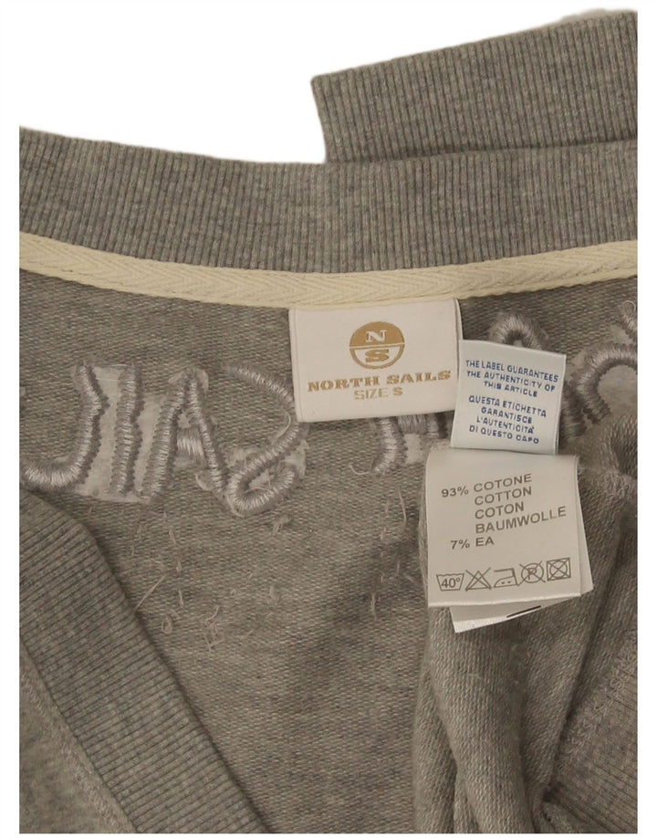 Γυναικεία γραφική φούτερ North Sails Jumper UK 10 Small Grey Cotton