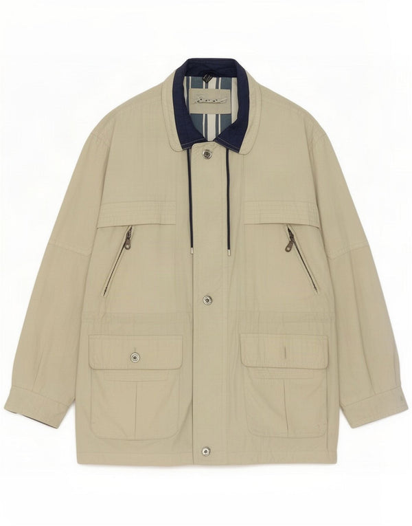 C&A Mens Loose Fit Utility Jacket UK 36 Small Beige