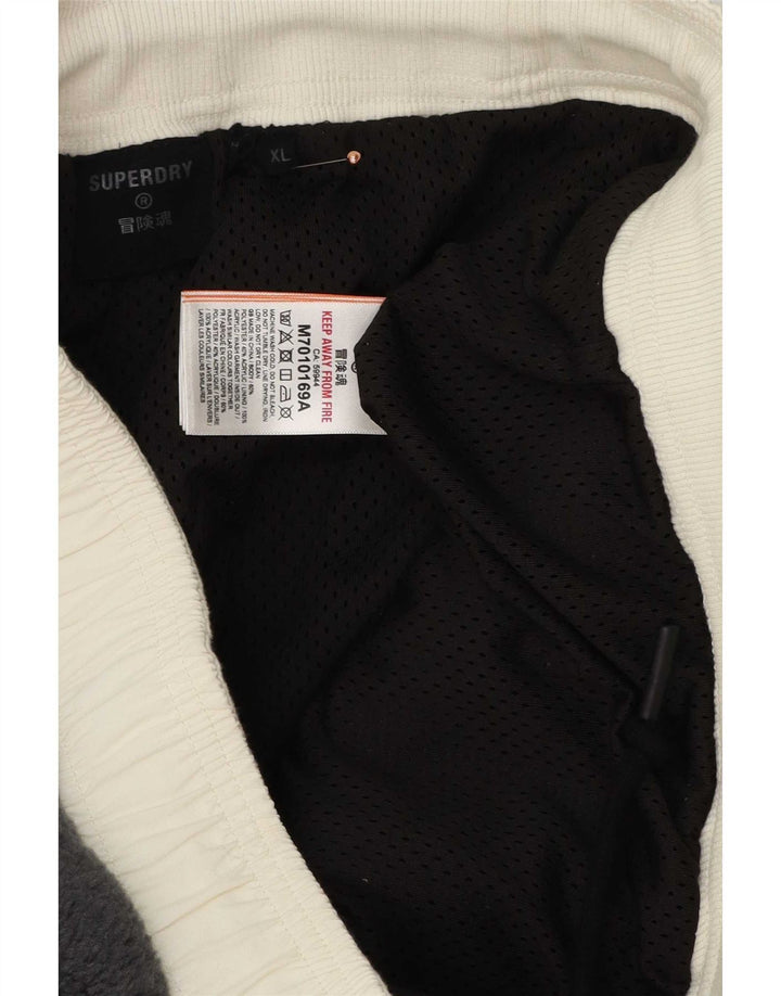 Ανδρική φόρμα Superdry Παντελόνι Joggers XL Black Colourblock Polyester