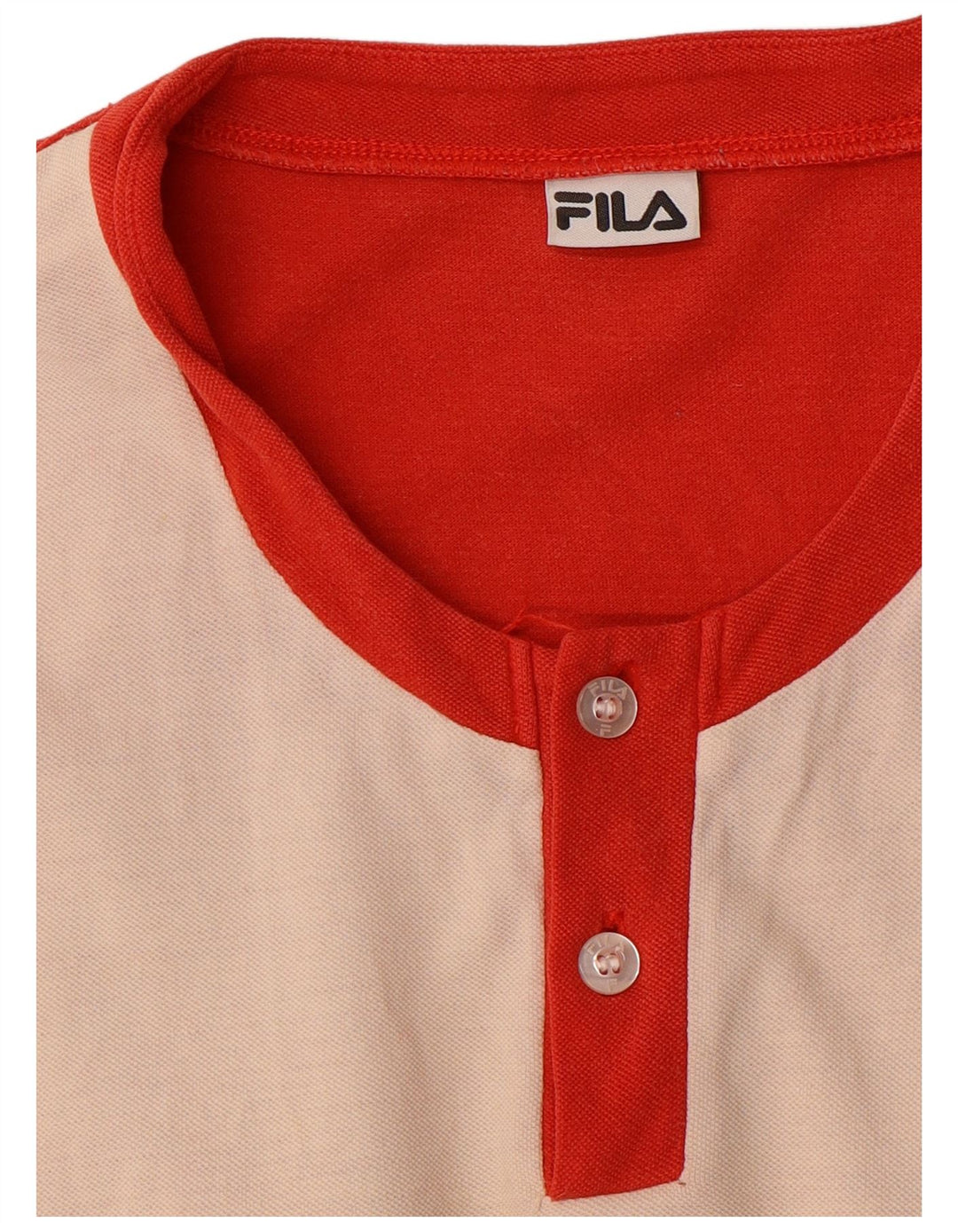 Ανδρικό γραφικό μπλουζάκι FILA Top Medium Red Colourblock