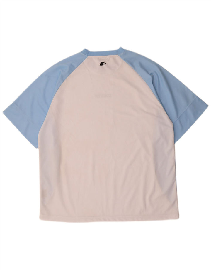STARTER Ανδρικό γραφικό T-Shirt Top 2XL White Colourblock Polyester