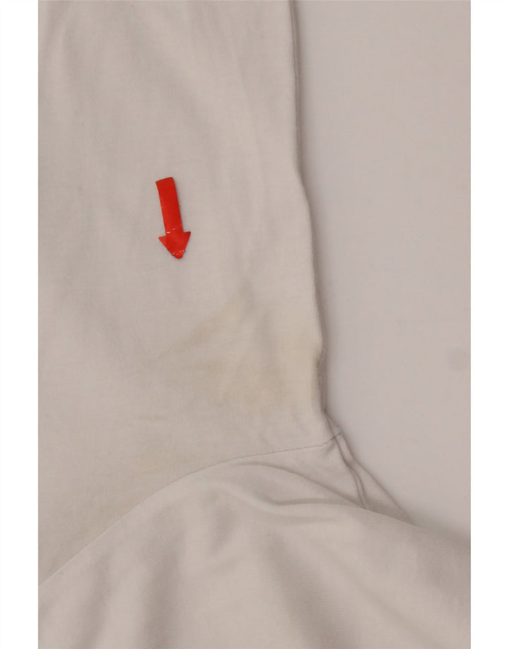 Ανδρικό γραφικό τοπ Converse Μακρυμάνικο μεσαίο λευκό βαμβακερό