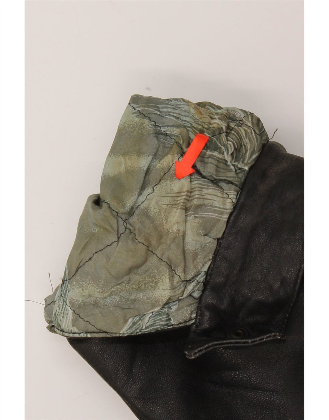 Vintage Ανδρικό Δερμάτινο Μπουφάν UK 44 2XL Μαύρο