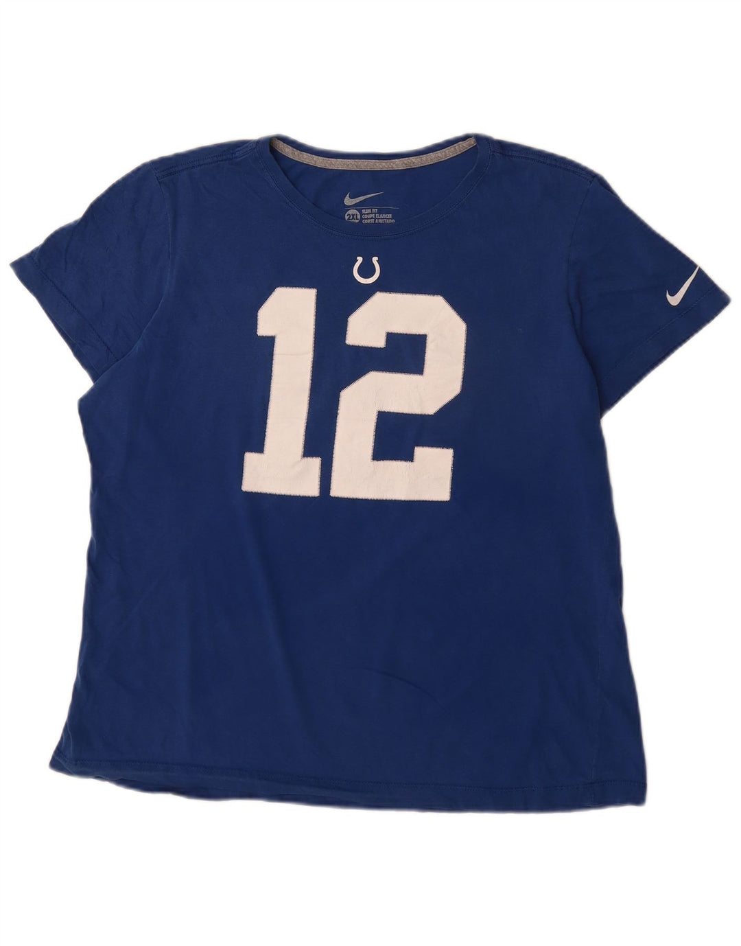Γυναικείο γραφικό μπλουζάκι NIKE Indianapolis Colts Slim Fit Top UK 20 2XL Blue