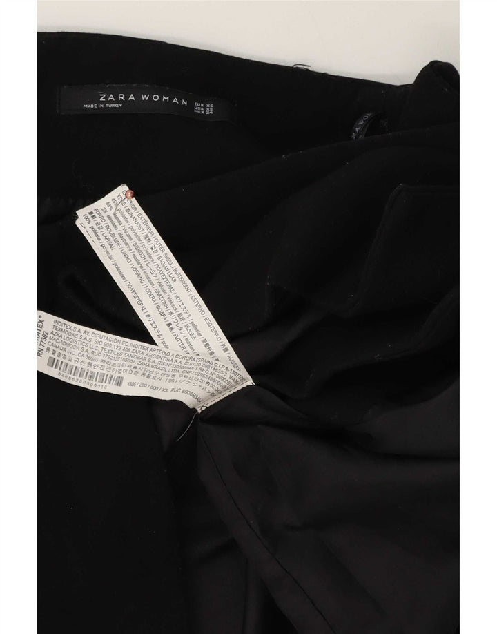 Zara Γυναικεία Μίνι Φούστα XS W24 Μαύρη Πολυεστέρας