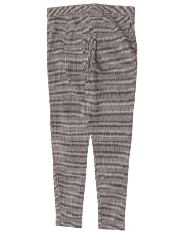 Zara Γυναικείο Skinny Παντελόνι Chino Large W30 L27 Grey Check