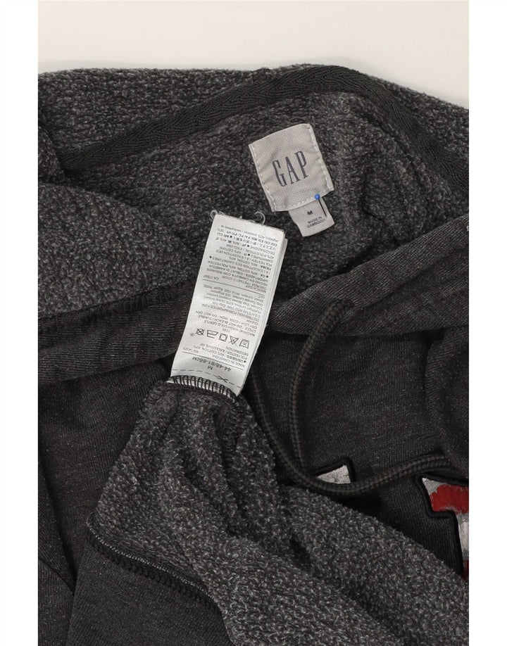 Ανδρικό Gap Graphic Hoodie Jumper Μεσαίο γκρι βαμβακερό