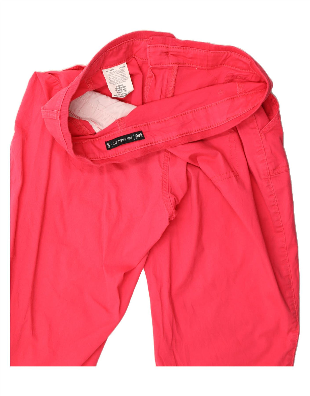 LEE Womens Bermuda Shorts US 10 Large W32  Pink Cotton Vintage Lee and Second-Hand Lee from Messina Hembry 