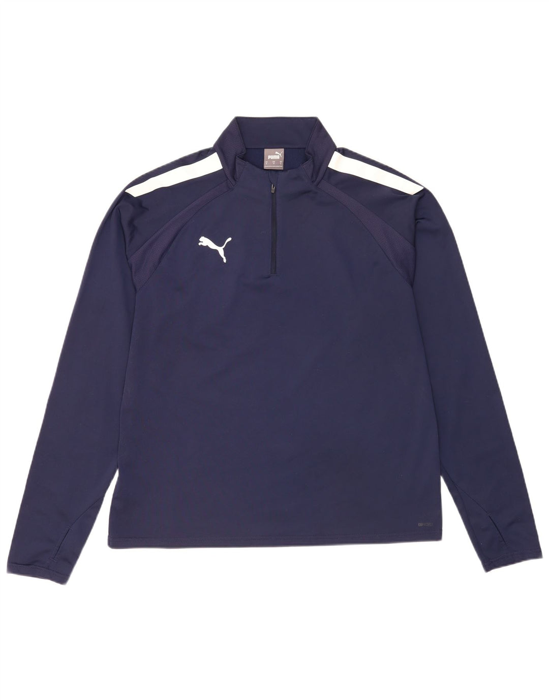 Ανδρική φόρμα πουλόβερ με φερμουάρ Puma Top XL Navy Blue Colourblock