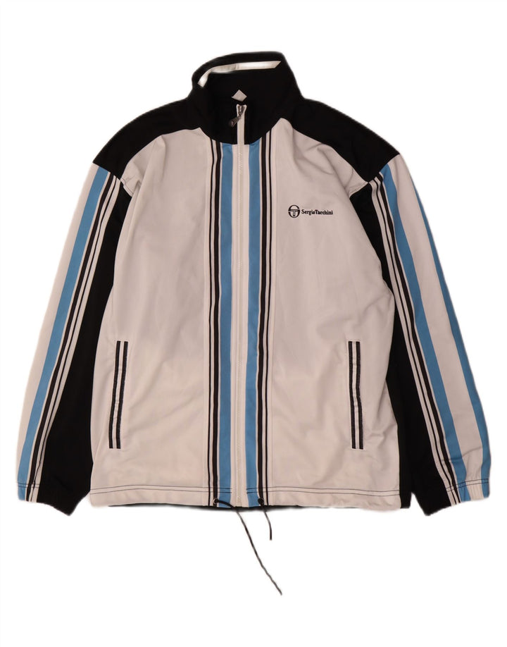 Ανδρική φόρμα Sergio Tacchini Μπουφάν μεσαίου λευκού χρώματος