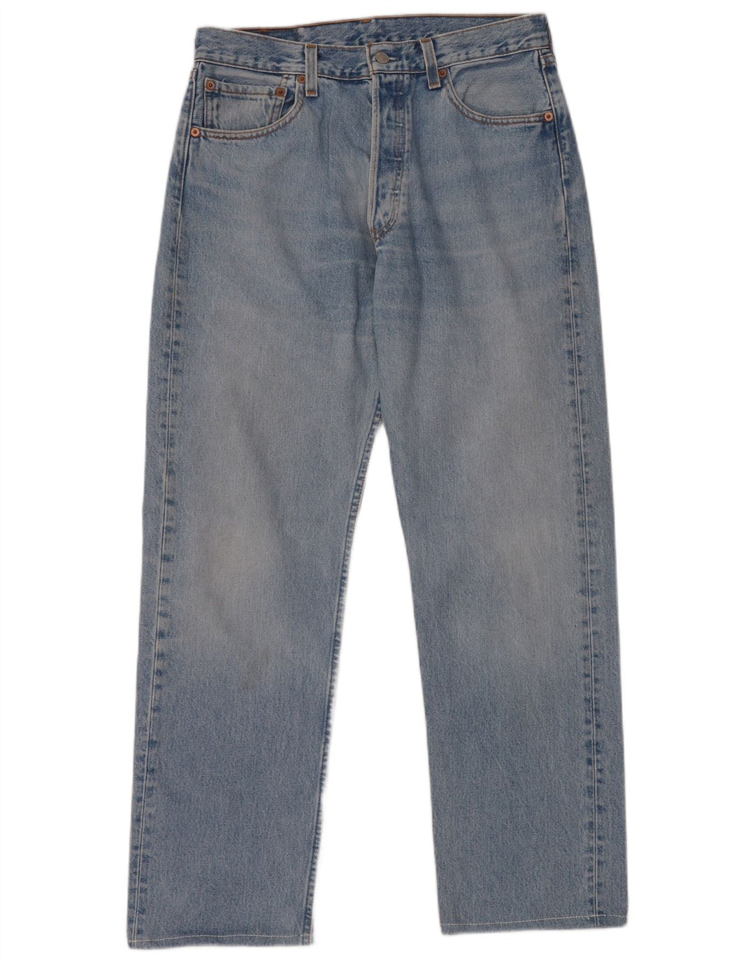 LEVI'S Ανδρικό τζιν 501 ίσιο W33 L29 Μπλε βαμβακερό