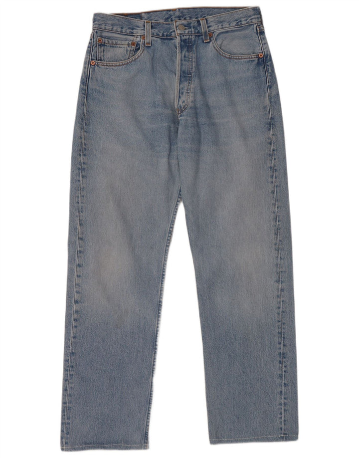 LEVI'S Ανδρικό τζιν 501 ίσιο W33 L29 Μπλε βαμβακερό