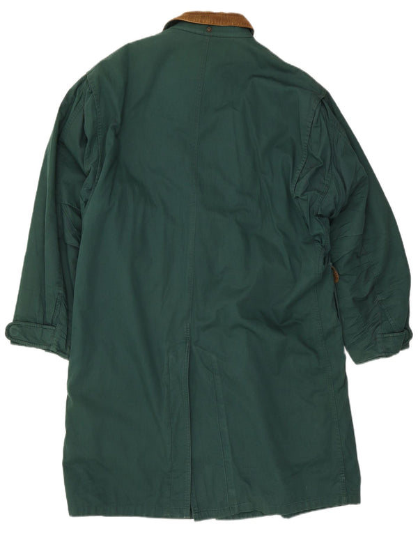 Ανδρικό παλτό Ciao UK 40 Large Green Colourblock Βαμβακερό