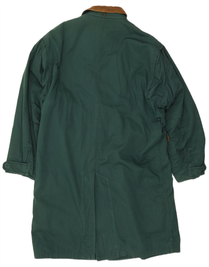 Ανδρικό παλτό Ciao UK 40 Large Green Colourblock Βαμβακερό