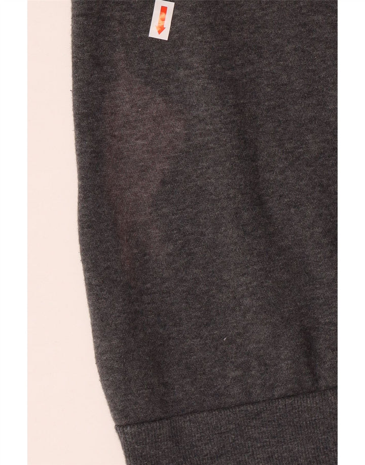 Γραφικό φούτερ για κορίτσια ADIDAS Jumper 11-12 ετών γκρι βαμβακερό