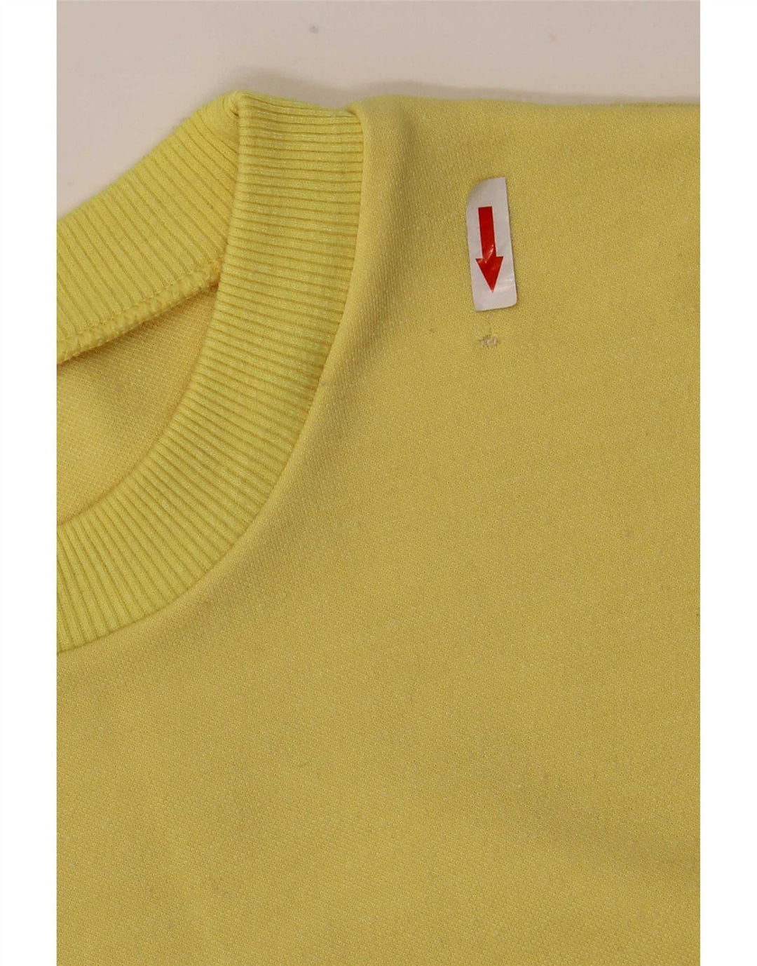 Vintage ανδρικό φούτερ Jumper Small Yellow Colourblock