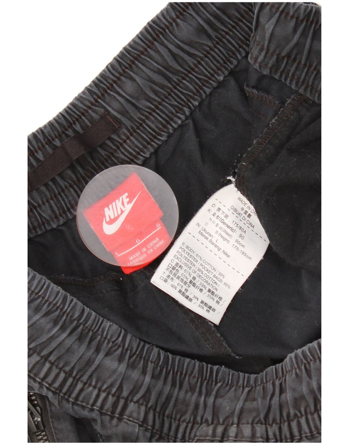 Ανδρική φόρμα Nike Παντελόνι Joggers μεγάλο μαύρο βαμβακερό