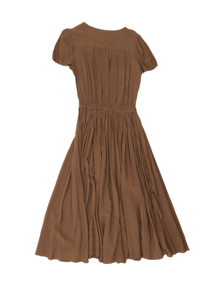 Γυναικείο μάξι φόρεμα La Madeleine UK 14 Large Brown