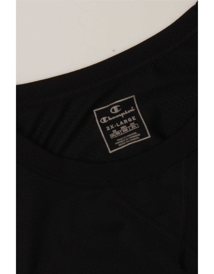 Ανδρικό T-Shirt Champion Top 2XL Μαύρο