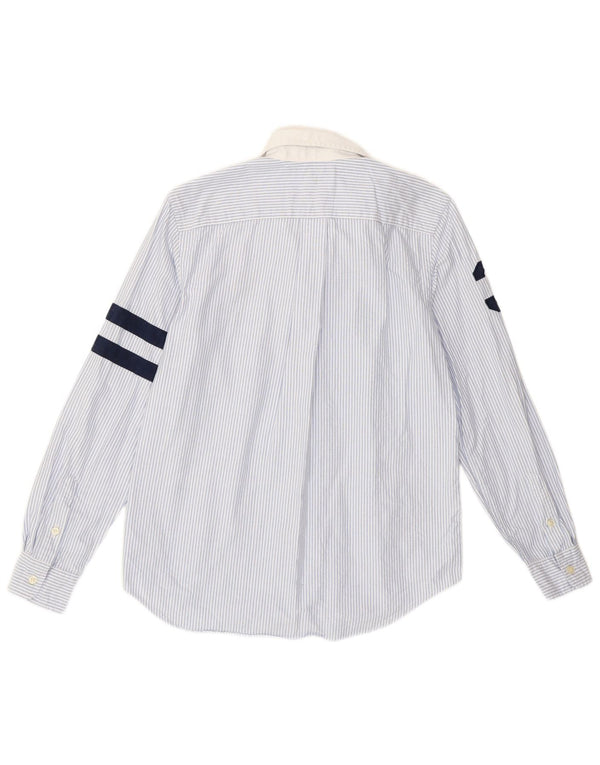 Ralph Lauren Boys Graphic πουκάμισο 14-15 ετών μεγάλο μπλε βαμβακερό ρίγες