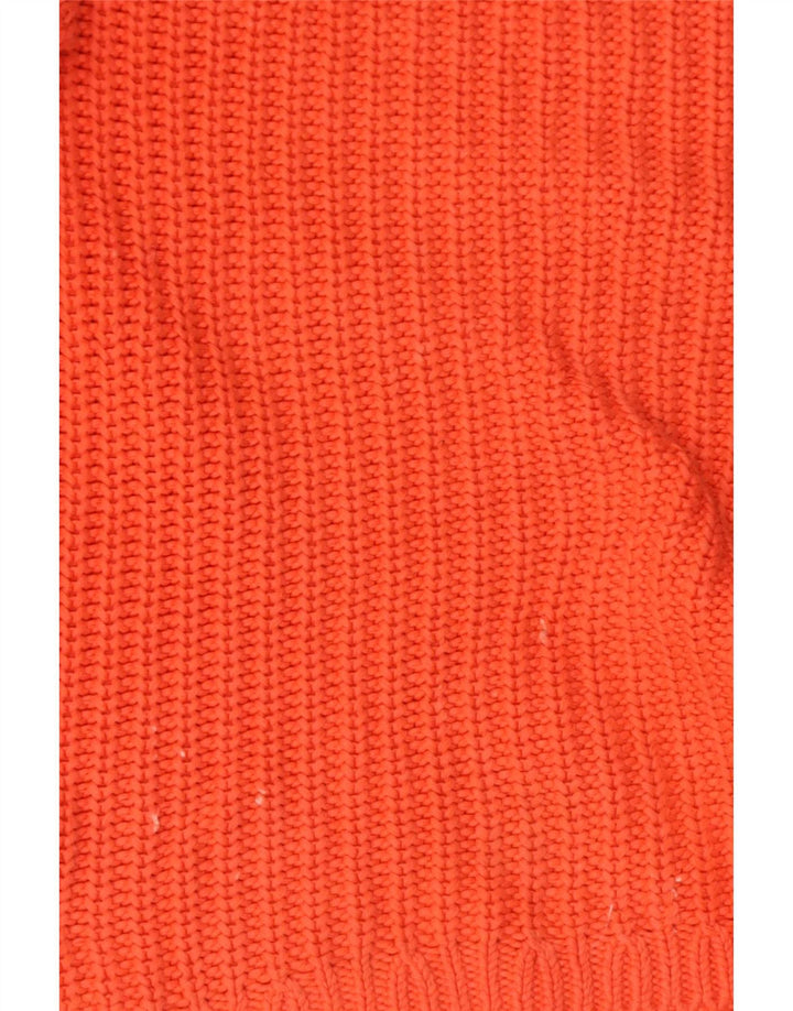 Marks & Spencer Γυναικείο πουλόβερ με λαιμόκαυστο UK 12 Medium Orange