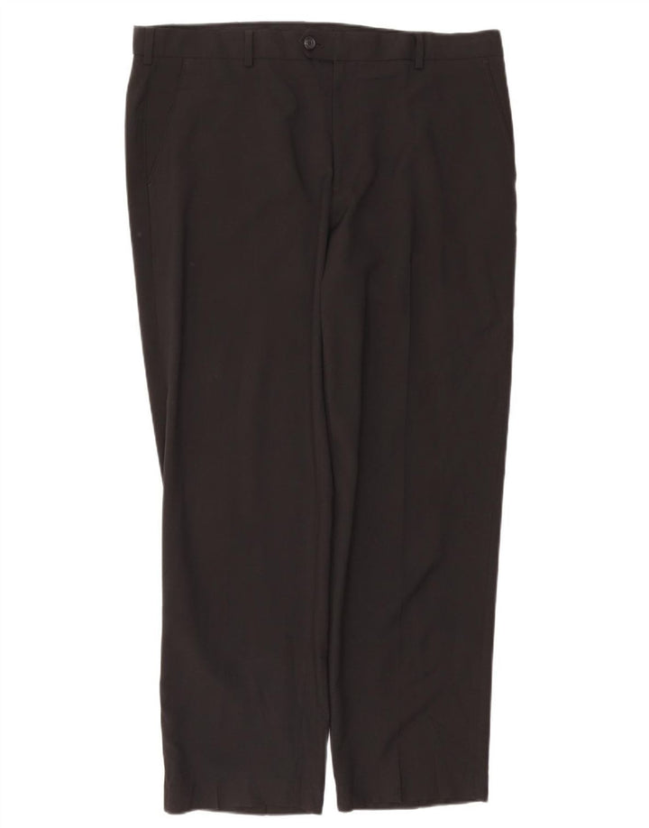 Izod Ανδρικό ίσιο παντελόνι W38 L30 Μαύρο πολυεστέρα