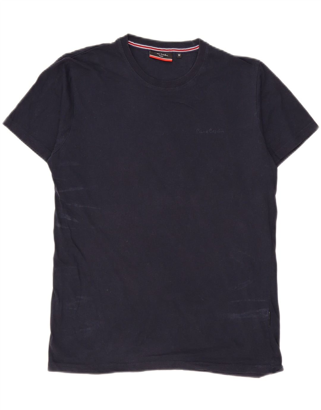 Ανδρικό T-Shirt Pierre Cardin Τοπ μεσαίο μπλε ναυτικό βαμβακερό