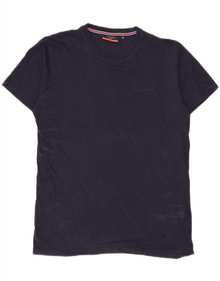 Ανδρικό T-Shirt Pierre Cardin Τοπ μεσαίο μπλε ναυτικό βαμβακερό