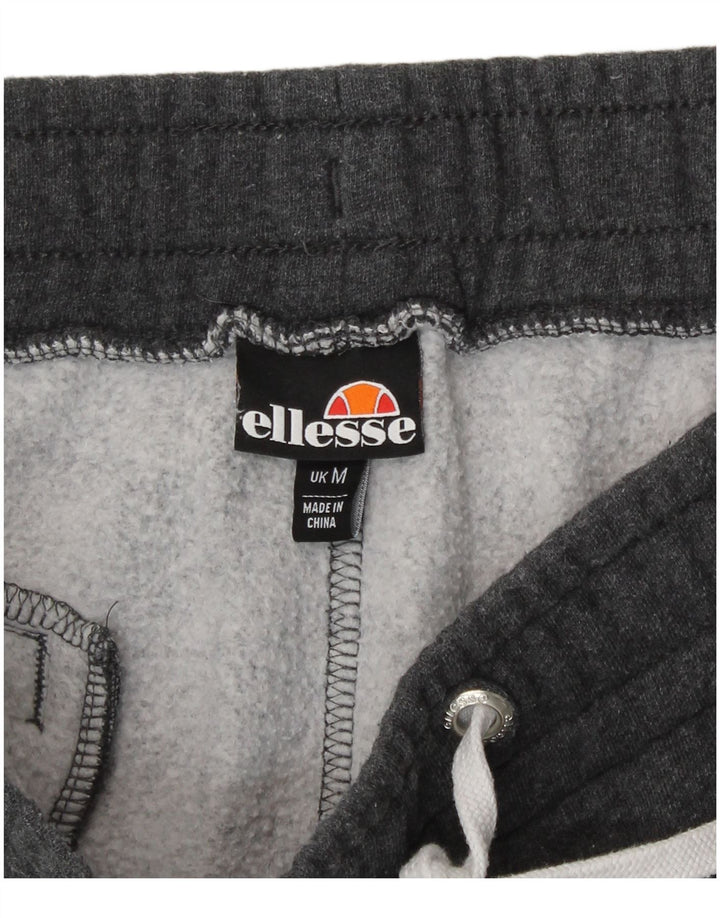 Ανδρικό γραφικό αθλητικό σορτς Ellesse μεσαίο γκρι βαμβακερό