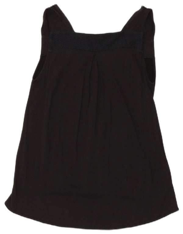 Zara Γυναικείο Αμάνικο Τοπ UK 12 Medium Black