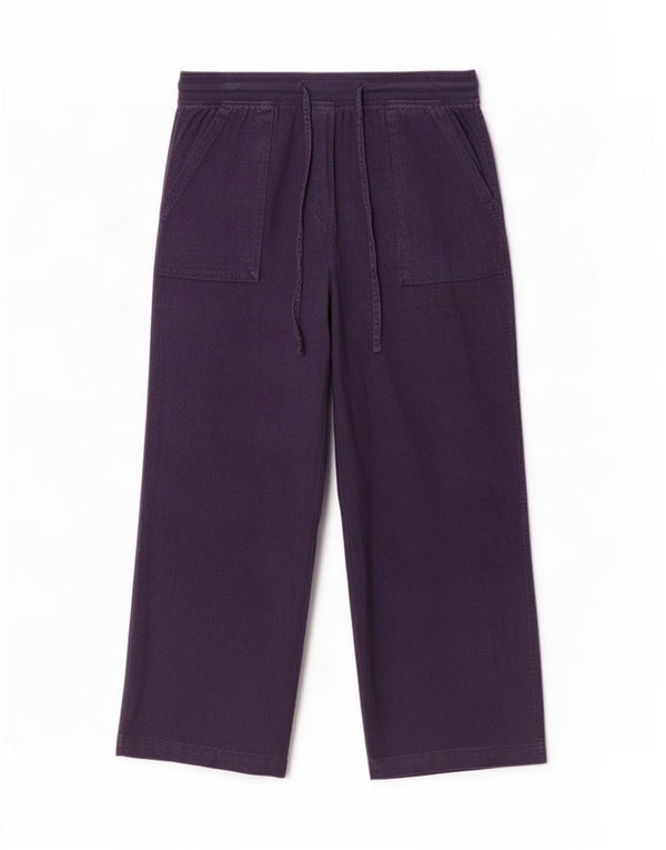 Marks & Spencer Γυναικείο Παντελόνι Loose Fit UK 14 Large W32 L30 Navy Blue