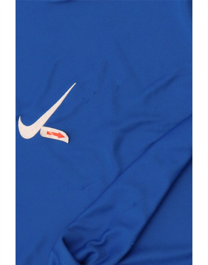 Ανδρικό μπλουζάκι Nike Dri Fit Τοπ μεσαίου μπλε πολυεστέρα