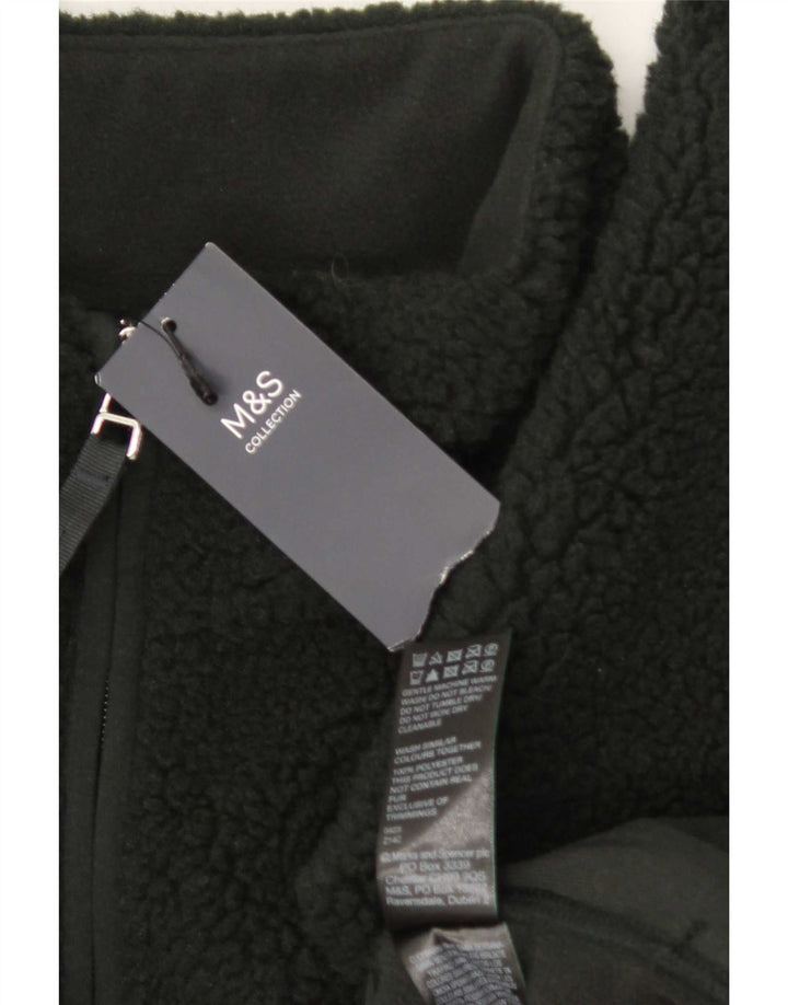Marks & Spencer Γυναικείο Fleece Jacket UK 20 2XL Green Polyester