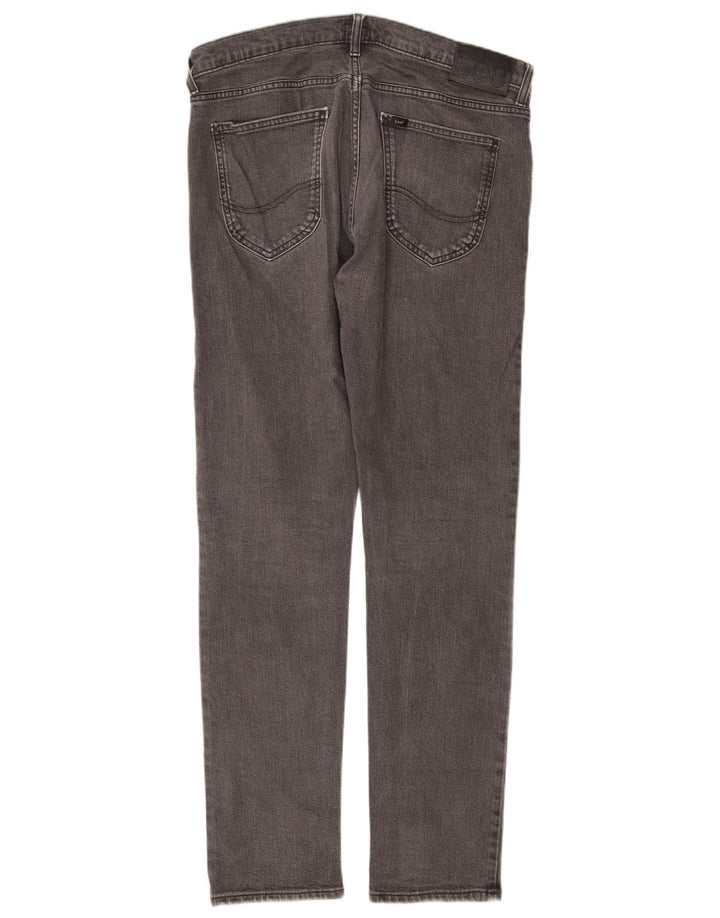 Lee Mens Luke Slim Jeans W34 L32 Γκρι βαμβακερό