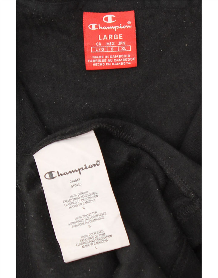 CHAMPION Ανδρικό φερμουάρ Fleece Jumper Μαύρο Πολυεστέρας