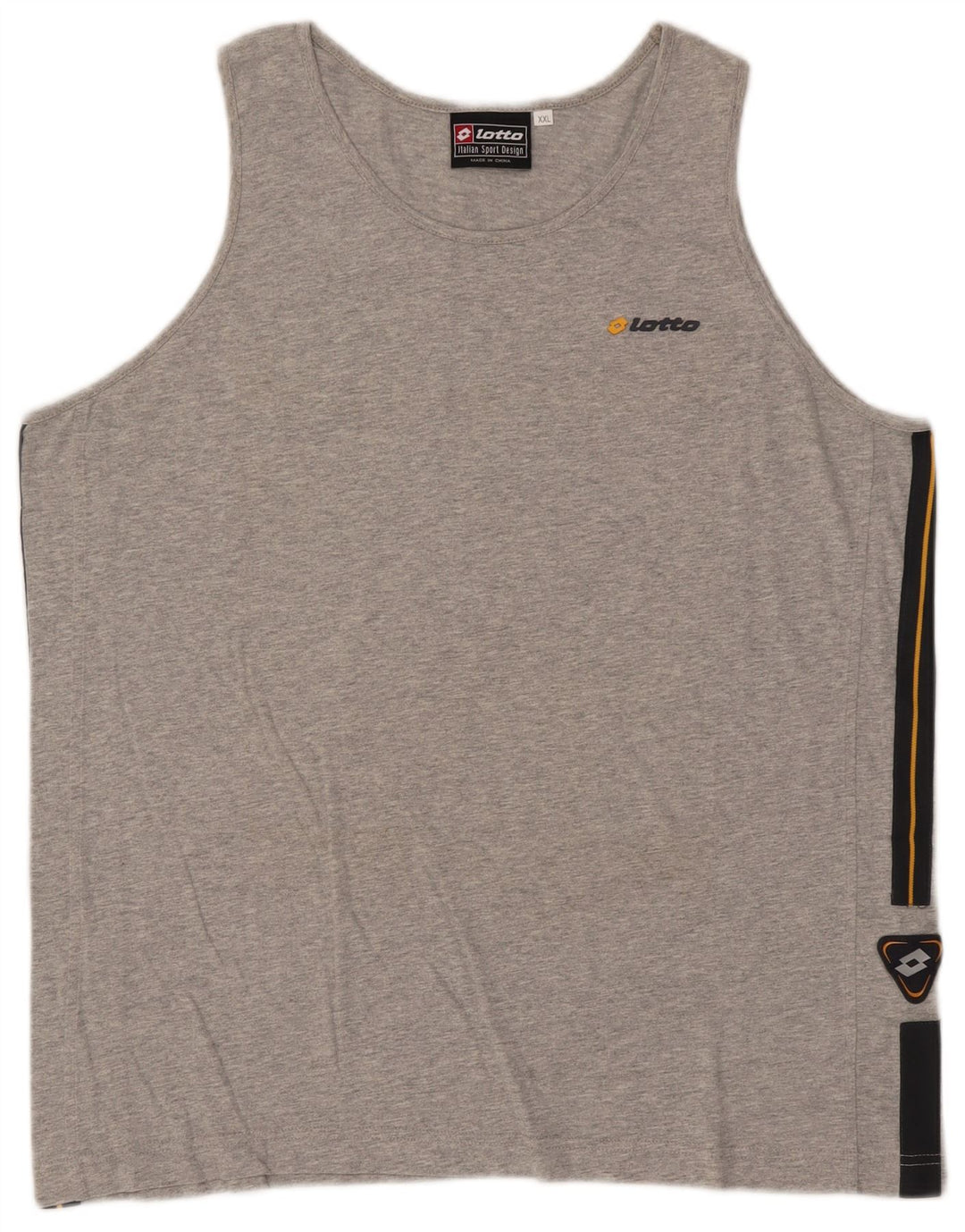 Ανδρικό γιλέκο Lotto Top 2XL Γκρι Colourblock Βαμβακερό