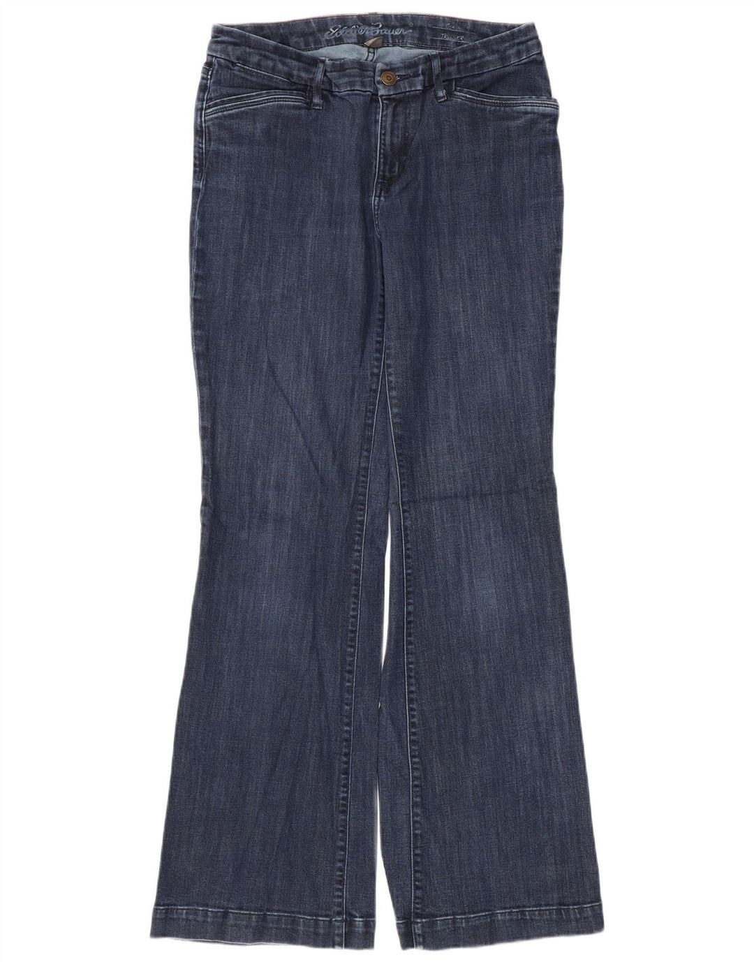 Eddie Bauer Γυναικείο τζιν μποτάκι με καμπύλες US 10 Large W32 L31 Navy Blue Cotton