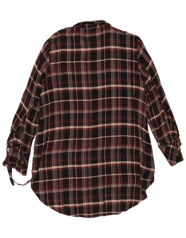 Επόμενο γυναικείο πουκάμισο UK 18 XL Red Check Viscose